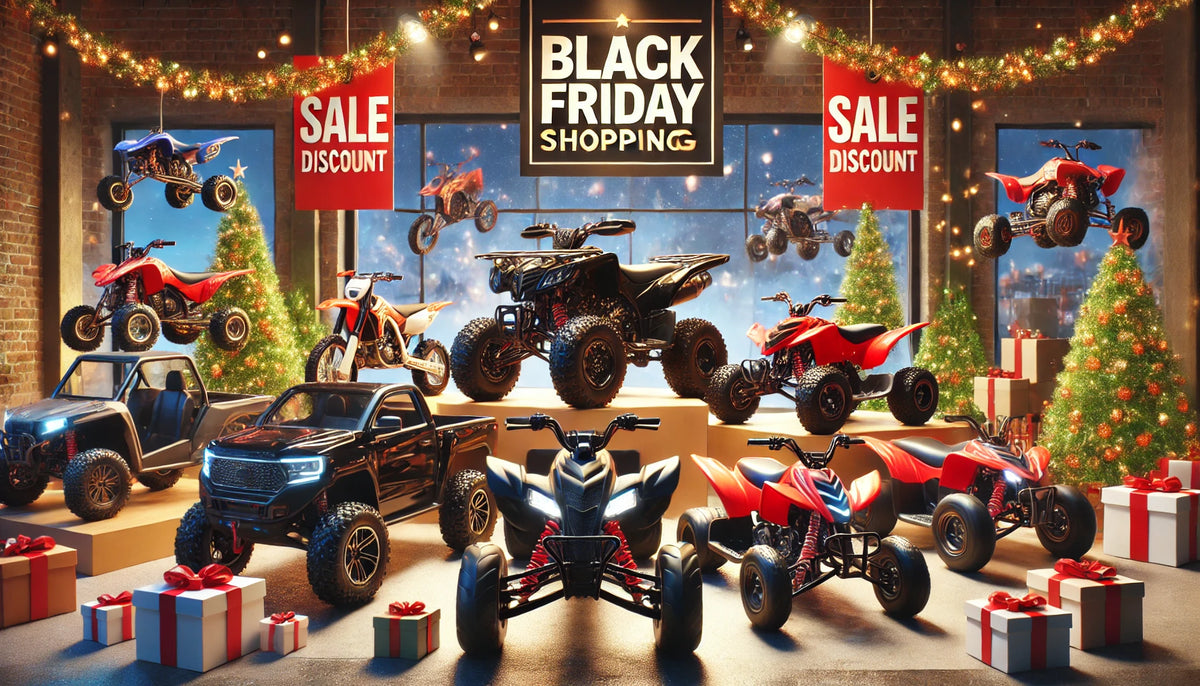Black Friday Powersport Essentials: Dirt Bikes, ATVs & More!