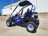 TRAILMASTER Mid XRX/R - Deluxe Go Kart Buggy With Reverse , Full roll cage and safety harness, Ages 10 and up, 196 CC Electric start.