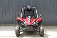 RPS Shark 125CC Mid-Size Kids Go Kart, Spare Tire, Over the Shoulder Harness, Mirrors and lights.