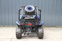 RPS Shark 125CC Mid-Size Kids Go Kart, Spare Tire, Over the Shoulder Harness, Mirrors and lights.