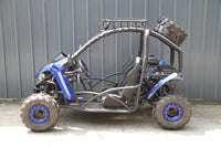 RPS Shark 125CC Mid-Size Kids Go Kart, Spare Tire, Over the Shoulder Harness, Mirrors and lights.