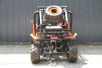 RPS Shark 125CC Mid-Size Kids Go Kart, Spare Tire, Over the Shoulder Harness, Mirrors and lights.