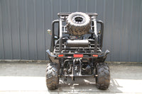 RPS Shark 125CC Mid-Size Kids Go Kart, Spare Tire, Over the Shoulder Harness, Mirrors and lights.