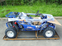 TRAILMASTER Mid XRX/R - Deluxe Go Kart Buggy With Reverse , Full roll cage and safety harness, Ages 10 and up, 196 CC Electric start.