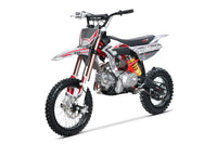 Trailmaster JHL MK125S PRO Dirt Bike, Dirt Bike, 4 speed semi automatic  trans,  Air Cooled, Electric Start, Dual Disk Brakes,29.5 inch seat, 14 inch front tire, Inverted Front Forks, Rear Nitrogen Mono Shock