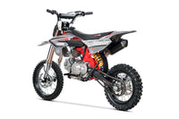 Trailmaster JHL MK125S PRO Dirt Bike, Dirt Bike, 4 speed semi automatic  trans,  Air Cooled, Electric Start, Dual Disk Brakes,29.5 inch seat, 14 inch front tire, Inverted Front Forks, Rear Nitrogen Mono Shock