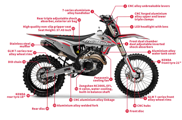 TrailMaster JHL LX300 283cc Dirt Bike TrailMaster JHL LX300 283cc Dirt Bike