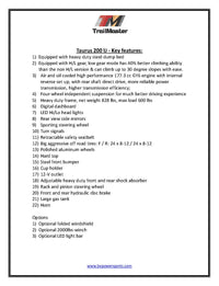 99% Assembled TrailMaster Taurus 200U UTV / Golf Cart / side-by-side Utility Hybrid with High/Low Gear