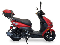Ice Bear PMZ150-4 150cc GY6 clone engine,  LED Headlights, disc front/drum rear brakes, Electric Start, 10" rims, Kenda tires, LED Lights, USB Port