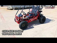 Trailmaster Eagle Mini XRX+ Go Kart Buggy, High Back Seats, Adjustable for Younger Riders, Throttle Limiter, Remote Kill No Reverse