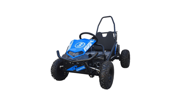 Trailmaster i3 Electric Kids Mini go kart, single seat, 500W DC, 3 spe