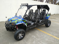 TrailMaster Challenger 4-200EX UTV side-by-side  Great Family Fun, Adjustable seat and steering Wheel, Throttle Limiter