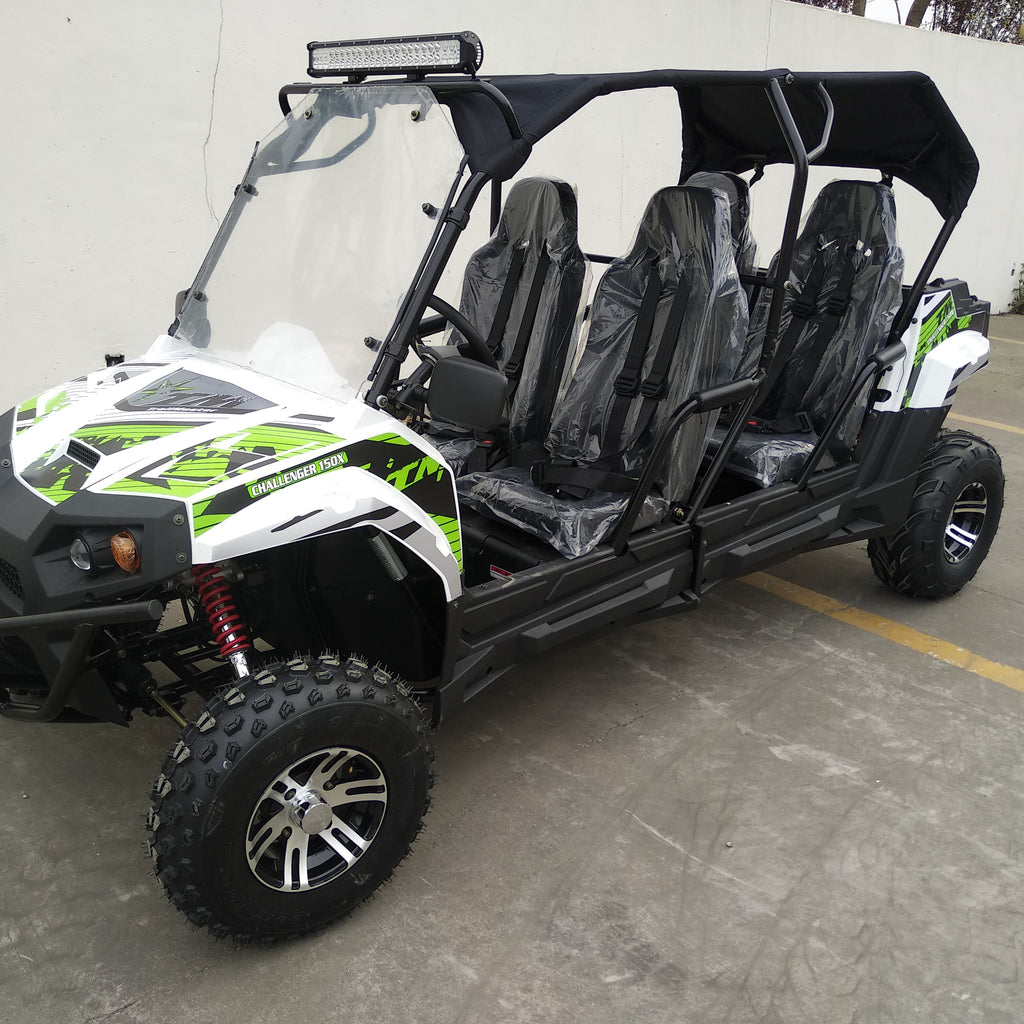TrailMaster Challenger 4-200EX UTV side-by-side  Great Family Fun, Adjustable seat and steering Wheel, Throttle Limiter