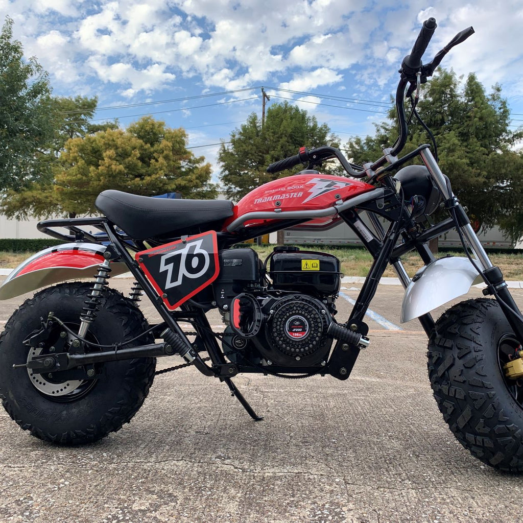 Trailmaster Mini Bike MB200X Hurricane  ALL NEW WITH FRONT AND REAR BRAKES, 196cc engine