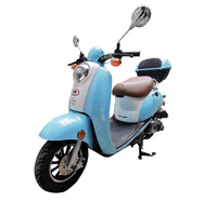 Trailmaster Milano 50 N Scooter Euro Style, Two Tone , LED Head Light, Electric Start 49.5CC moped