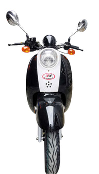 Trailmaster Milano 50 N Scooter Euro Style, Two Tone , LED Head Light, Electric Start 49.5CC moped