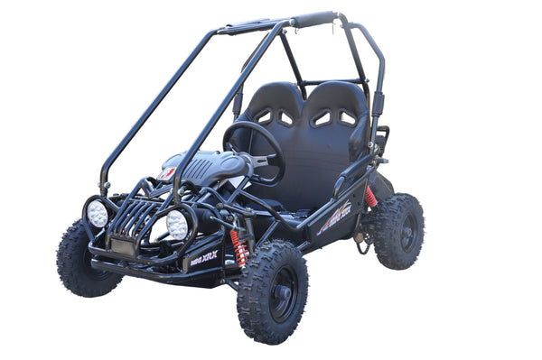 Trailmaster Eagle Mini XRX+ Go Kart Buggy, High Back Seats, Adjustable for Younger Riders, Throttle Limiter, Remote Kill No Reverse