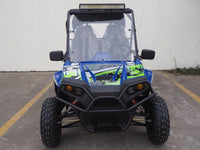 TrailMaster Challenger 4-300X EFI UTV Chrome Rims, Bimini Top, Full roll Cage, Light Bar, Brush Guard. Independent Rear
