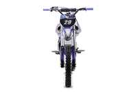 Trailmaster TM29 Dirt Bike, Electric Start, Inverted Front Forks, 17 inch front tire, 33.5 seat height manual transmission
