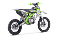 Trailmaster TM29 Dirt Bike, Electric Start, Inverted Front Forks, 17 inch front tire, 33.5 seat height manual transmission