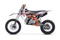 Trailmaster TM29 Dirt Bike, Electric Start, Inverted Front Forks, 17 inch front tire, 33.5 seat height manual transmission