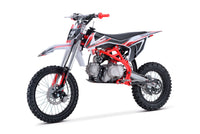 Trailmaster TM29 Dirt Bike, Electric Start, Inverted Front Forks, 17 inch front tire, 33.5 seat height manual transmission