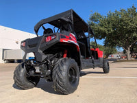 TrailMaster Challenger 4-200 4 seater UTV side-by-side Deluxe Extended Model for Adults & Teens
