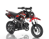 Apollo DB-21 XST 70cc Pit/Dirt Bike Semi-Auto Kids Model 25" Seat Height-OFF ROAD ONLY, CARB