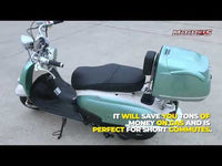 Trailmaster Sorrento 150cc Great Euro Style scooter, Free Removeable Storage Trunk, Chrome Accents, Two Tone dual stage paint