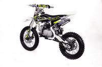 Apollo V12 Dirt Bike 125cc, 4 Speed Manual Trans, 32.6" Seat Height, Kick Start