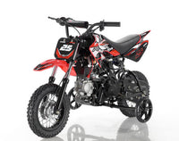 Apollo DB25 70cc Pit/Dirt Bike Kids Fully Automatic, Electric start, 22 inch seat height-OFF ROAD ONLY, NOT STREET LEGAL, CARB
