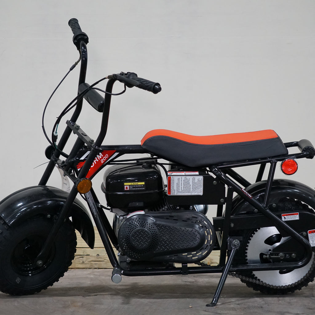 Trailmaster Storm 200 Mini Bike Blast From the Past, Quailty Engine, Welded Frame, Disk Brake- Off Road Only