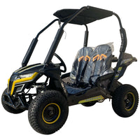 TrailMaster Cheetah 6 Youth Go-Kart - 163cc 5.5HP Engine, 4-Point Safety Belt, Remote Kill, Speed Governor, Suitable for Kids 6-12