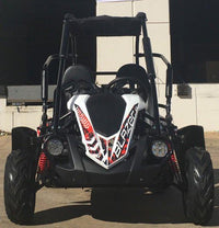 Trailmaster Blazer 200R Go Kart Youth Go Kart.  Ages 10 and up, Mid size Kids cart, Body Kit with reverse.