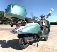 Trailmaster Sorrento 50 Retro scooter Euro Style Moped 49.5 cc Electric start Great Gas Mileage
