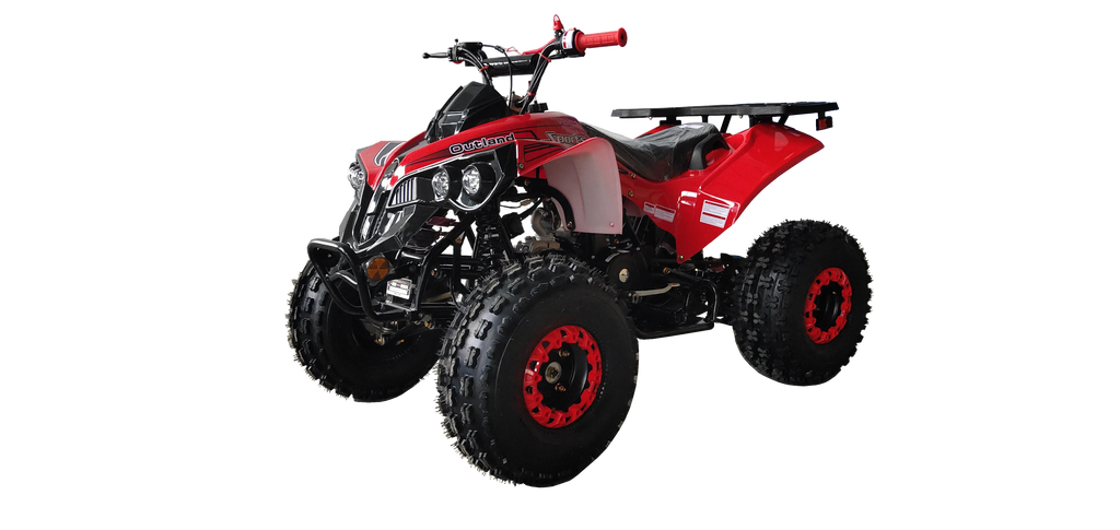 RPS Outlander 125 ATV  125cc Youth Mid Size, Automatic Trans, Bead Lock Style Rims with Free Battery Charge, up to $49 value