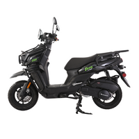Tao Tank 200 175cc Adult Scooter, EFI Fuel Injected, Automatic Transmission, Electric Start, Front & Rear Disc Brakes, 12 Inch Spoked Rims, Dual Sport Tires