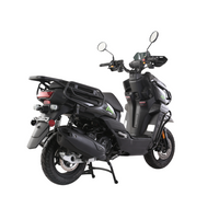 Tao Tank 200 175cc Adult Scooter, EFI Fuel Injected, Automatic Transmission, Electric Start, Front & Rear Disc Brakes, 12 Inch Spoked Rims, Dual Sport Tires