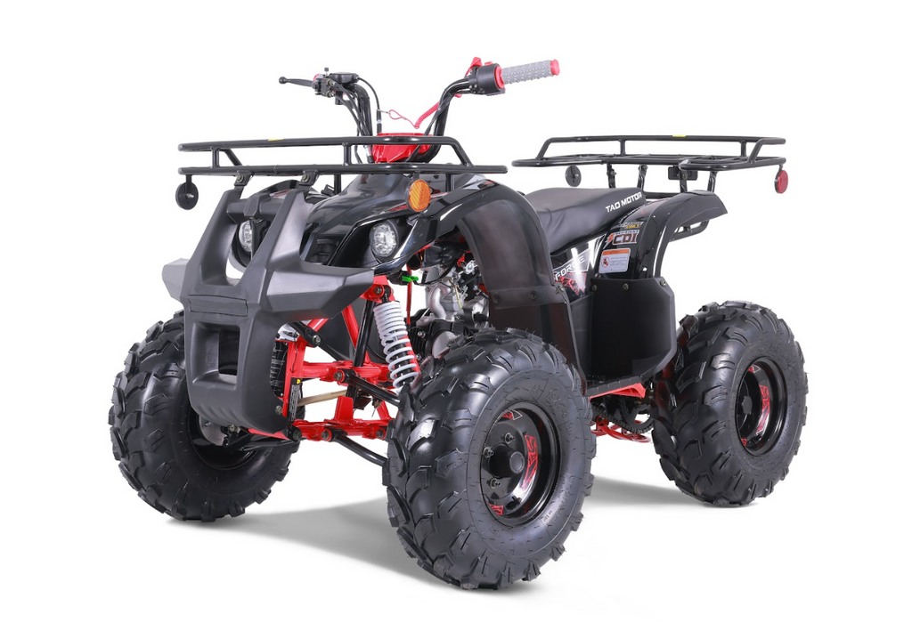 Tao T Force T125, Mid Size ATV, Adjustable Shocks,  Electric Start,  Remote Engine Kill, 107 cc, Larger Sprocket, Automatic with Reverse