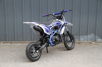 RPS 110S 107cc Youth Dirt Bike, Automatic Transmission, Electric Start, Front and Rear Hydraulic Disc Brakes, 12 Inch Front Tire, Dual Hydraulic Front Forks, 31.5 Inch Seat Height