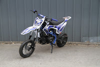 RPS 110S 107cc Youth Dirt Bike, Automatic Transmission, Electric Start, Front and Rear Hydraulic Disc Brakes, 12 Inch Front Tire, Dual Hydraulic Front Forks, 31.5 Inch Seat Height