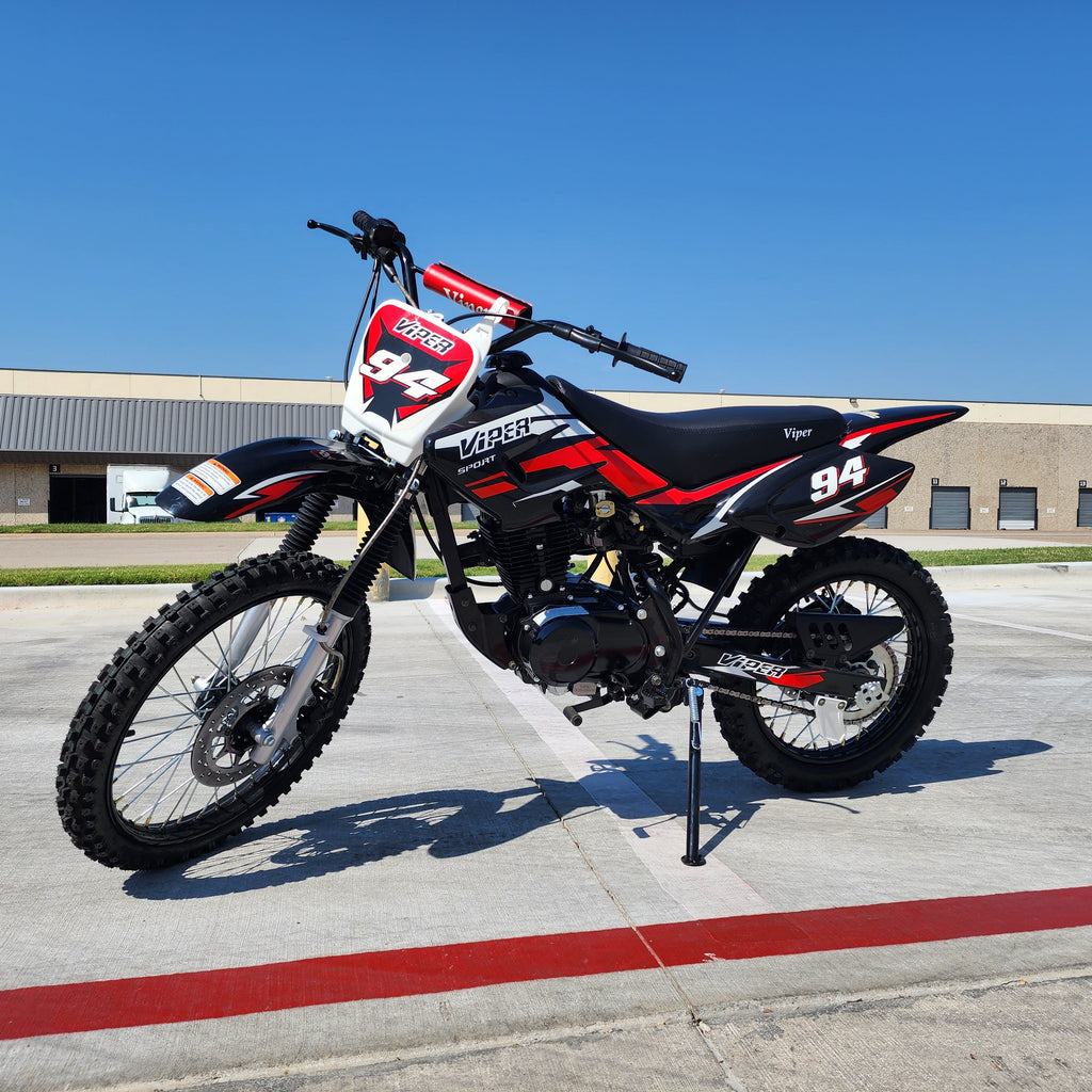 RPS Full Size MX Viper-E Electric Start, 150cc Dirt Bike, 5 speed manual trans, -OFF ROAD ONLY