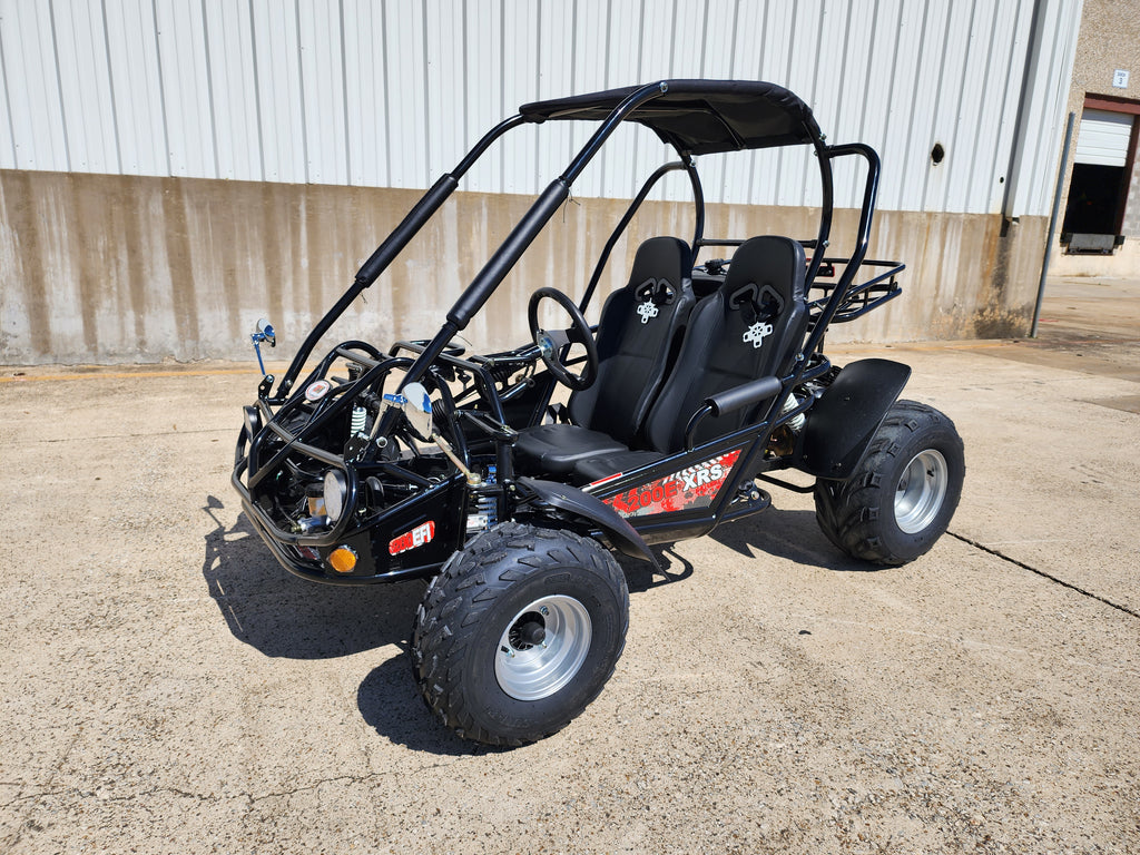 Trailmaster Eagle 200E XRS EFI Buggy / Go Kart Full Size youth Adult Off road Go Kart, Adjustable Seat, Independent Front Suspension, Double A Arms,