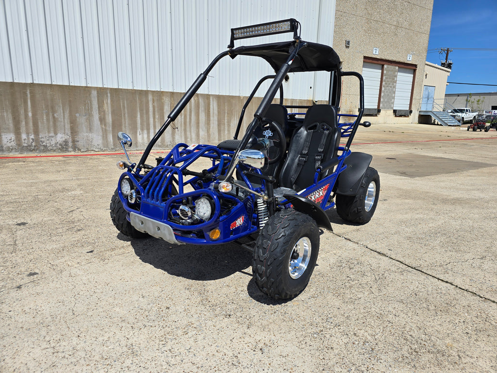 TrailMaster 200XRX Deluxe Teens and Adults Go-Kart - 169cc 8.2HP Engine, Alloy Wheels, LED Light Bar, Digital Speedometer, Adjustable Seats, Suitable for Teens and Adults