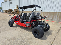 TrailMaster 300XRS-4E EFI Adults 4 Seats Go-Kart - 300cc 17.4HP Engine, 4-Seater, Liquid-Cooled, LED Lights, Hydraulic Brakes