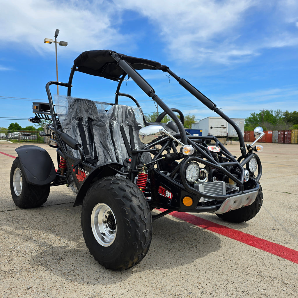 TRAILMASTER 300XRX-E (EFI) Buggy / Go Kart  Water Cooled, Fuel Injected, Independent rear axles, Double A Arm Coil