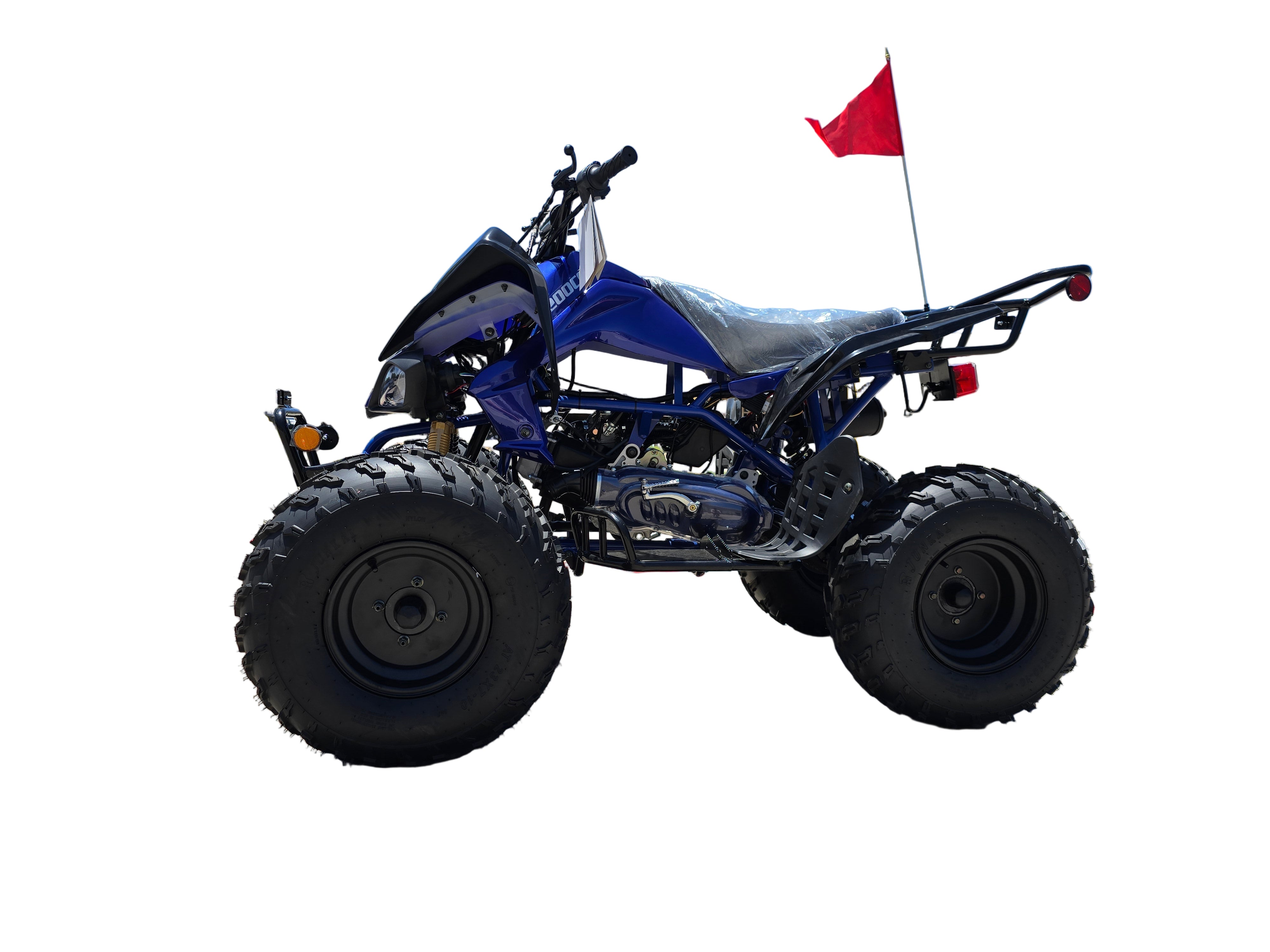 RPS Blizzard 200 Sport ATV - 200cc Full Size for Adults, Automatic with Reverse, 21-Inch Front Tires, with Free Battery Charge, up to $49 value