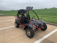 Fully assembled RPS GKR 200 Delux, Adult Off Road Go Kart, Automatic Transmission with Reverse, Electric Start, Top Lights, Spare Tire, Chrome Rims (Last One, ship via car carrier))