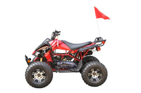 RPS Blizzard 200 Sport ATV - Adult Full Size, 169cc, Automatic with Reverse, 21-Inch Front Tires, Alloy Rims, with Free Battery Charge, up to $49 value