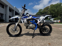 TrailMaster LK125 123cc Youth Dirt Bike, 32.89" Seat Height, 17" Front Tire, Electric Start, Inverted Shocks